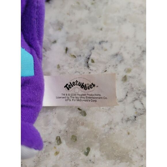 Teletubbies 5" Tinky Winky Key Chain; Backpack Clip/Zipper Pull PURPLE McDonalds - Picture 3 of 7